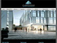 Tablet Screenshot of carassoneproperties.com